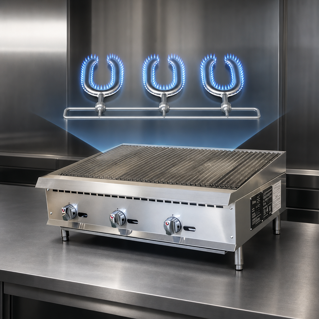 Three U-Shape Burners