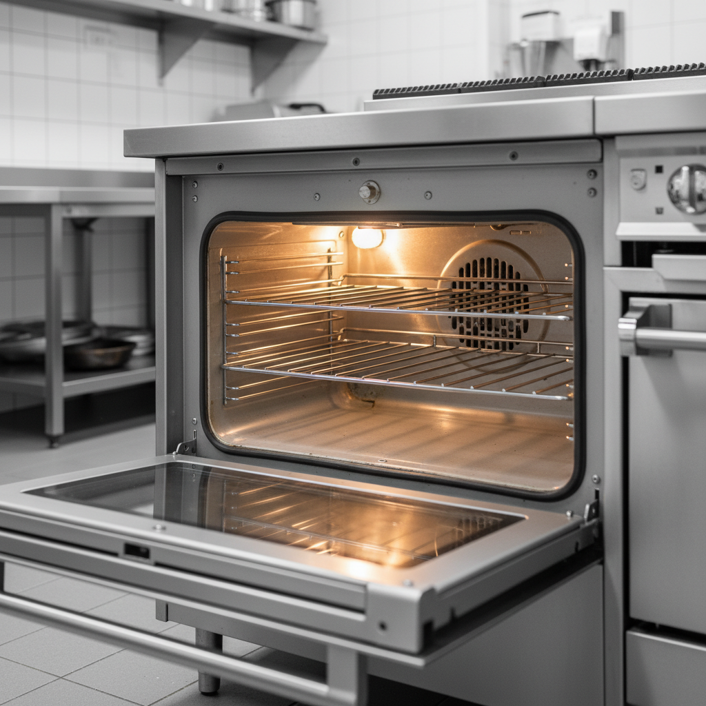 Explore the versatility of the spacious standard oven base, featuring two durable chrome-plated racks ideal for all your baking and roasting needs.
