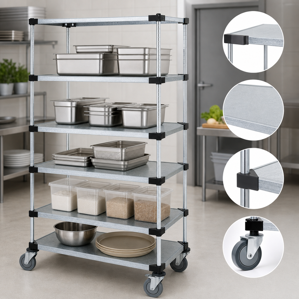 Five Solid Shelves