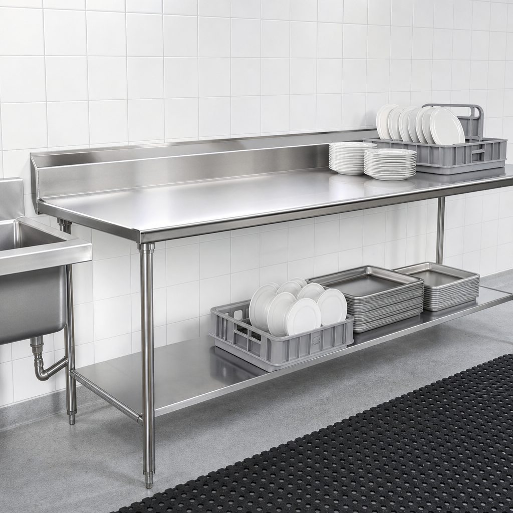 Straight Clean Dishtable