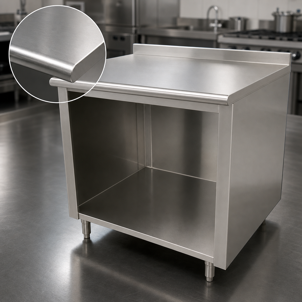 14-Gauge 304 Stainless Steel Top
