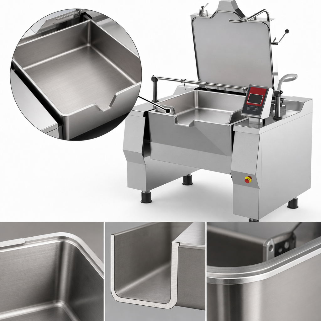 Durable Stainless Steel Cooking Vessel