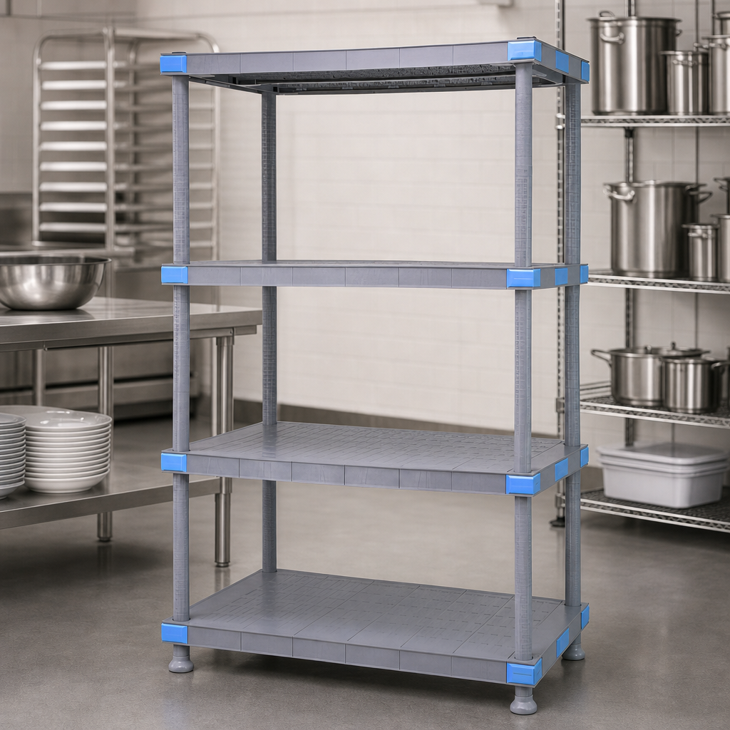 Four Solid Shelves