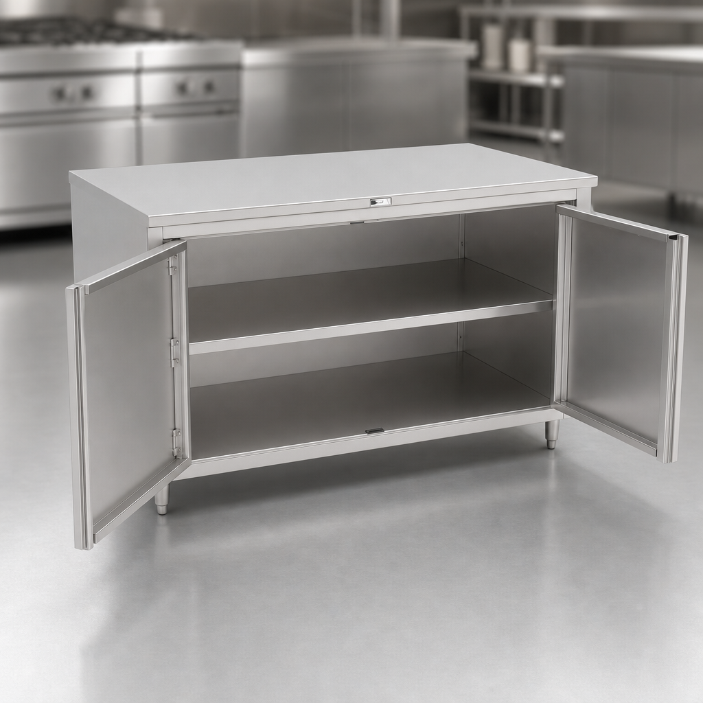 Cabinet Base with Hinged Doors