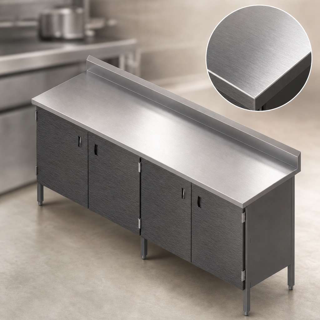 16-Gauge Stainless Steel Top