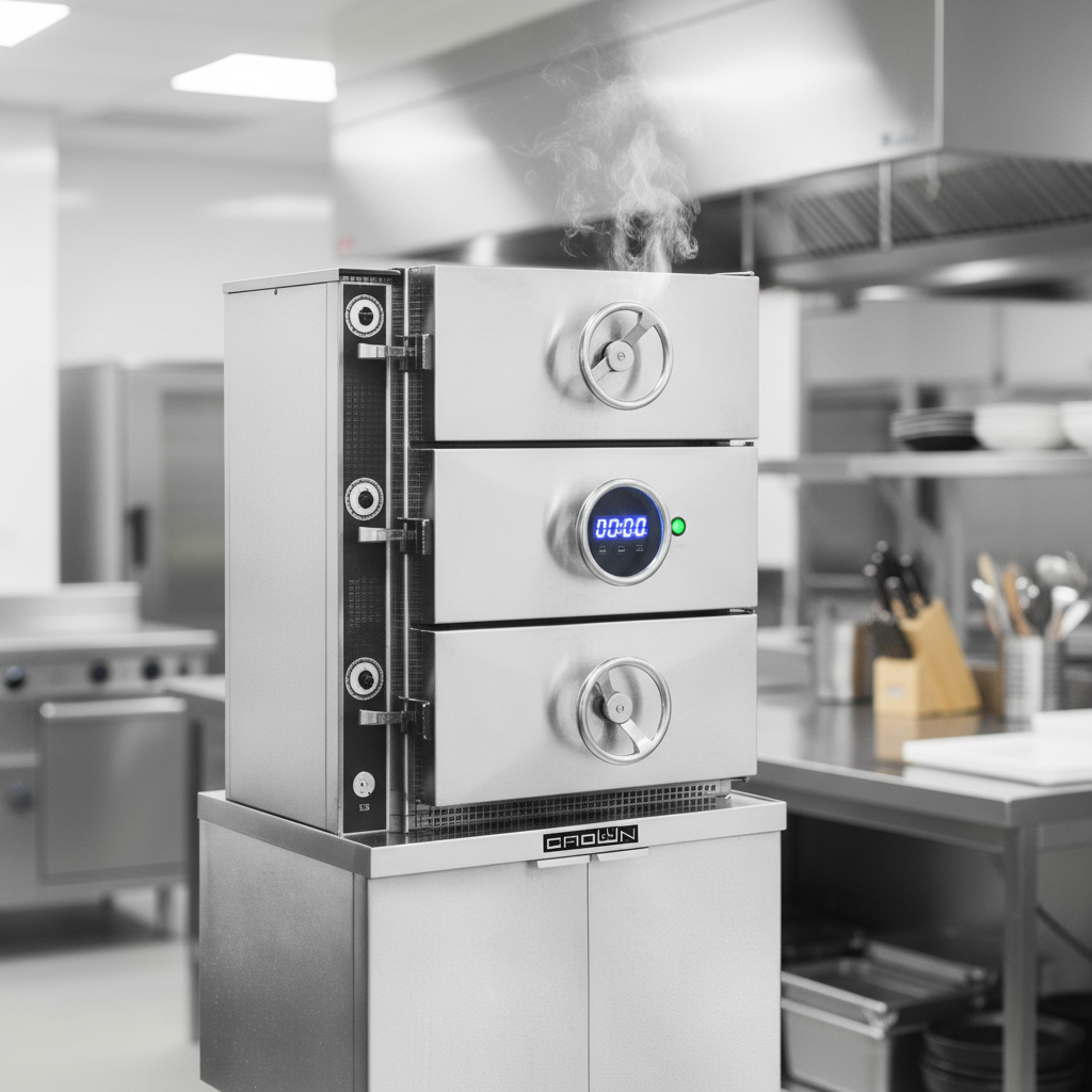 Each compartment features independent automatic timer controls, ensuring precise cooking and effortless operation in any busy kitchen.