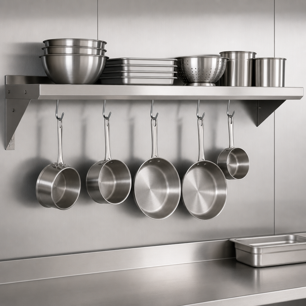 Integrated Pot Rack