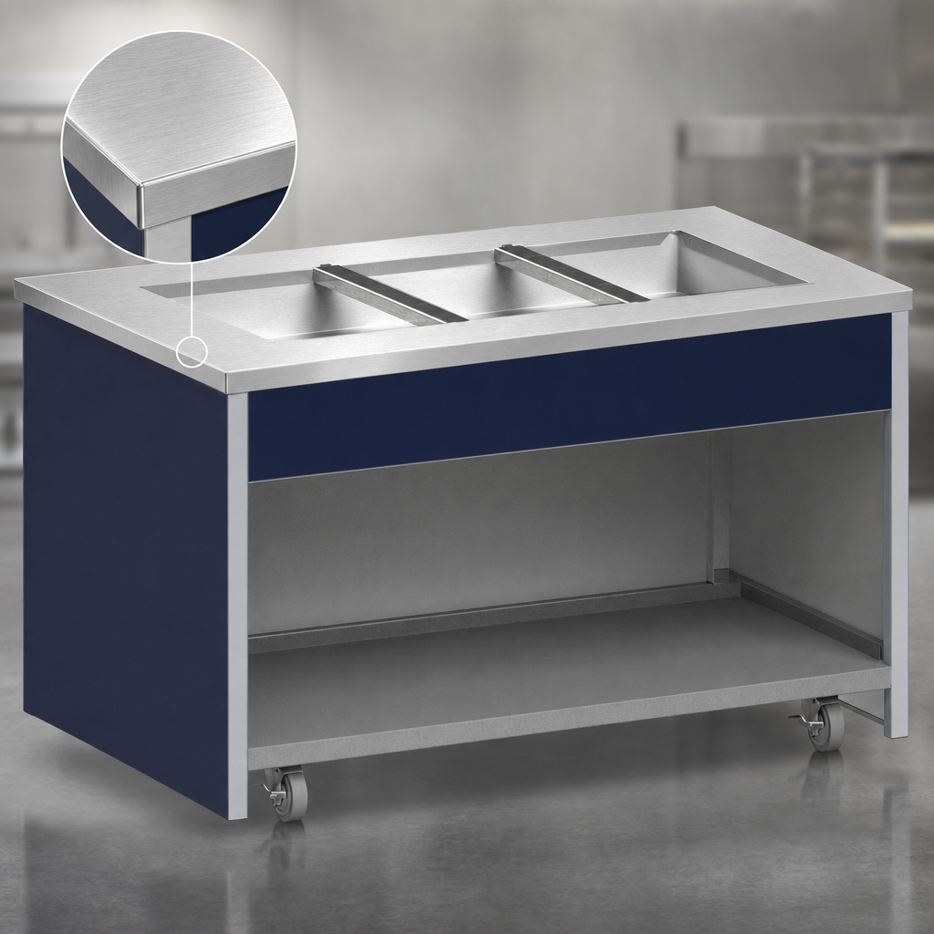 Heavy-Duty Stainless Steel Top