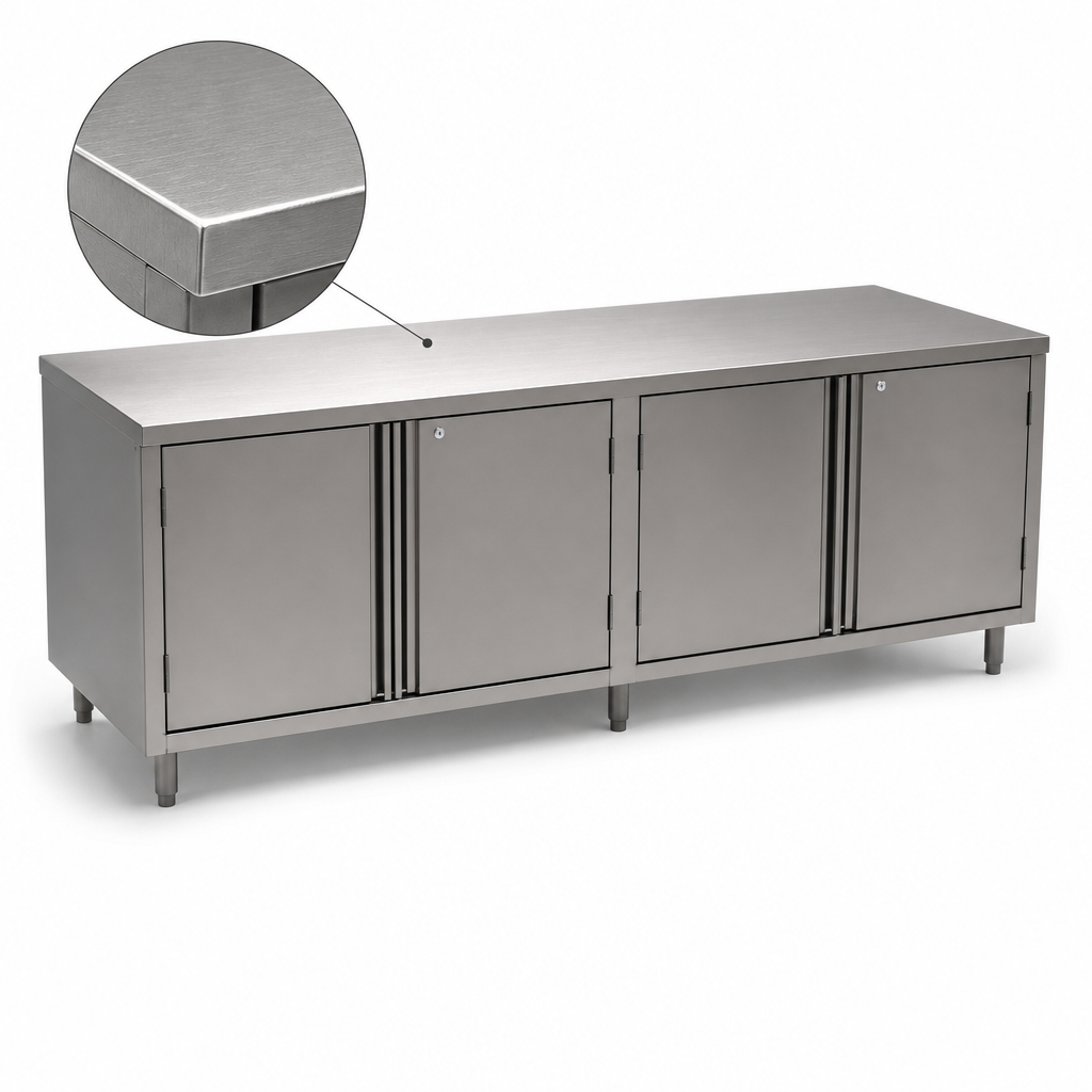 16-Gauge Stainless Steel Top