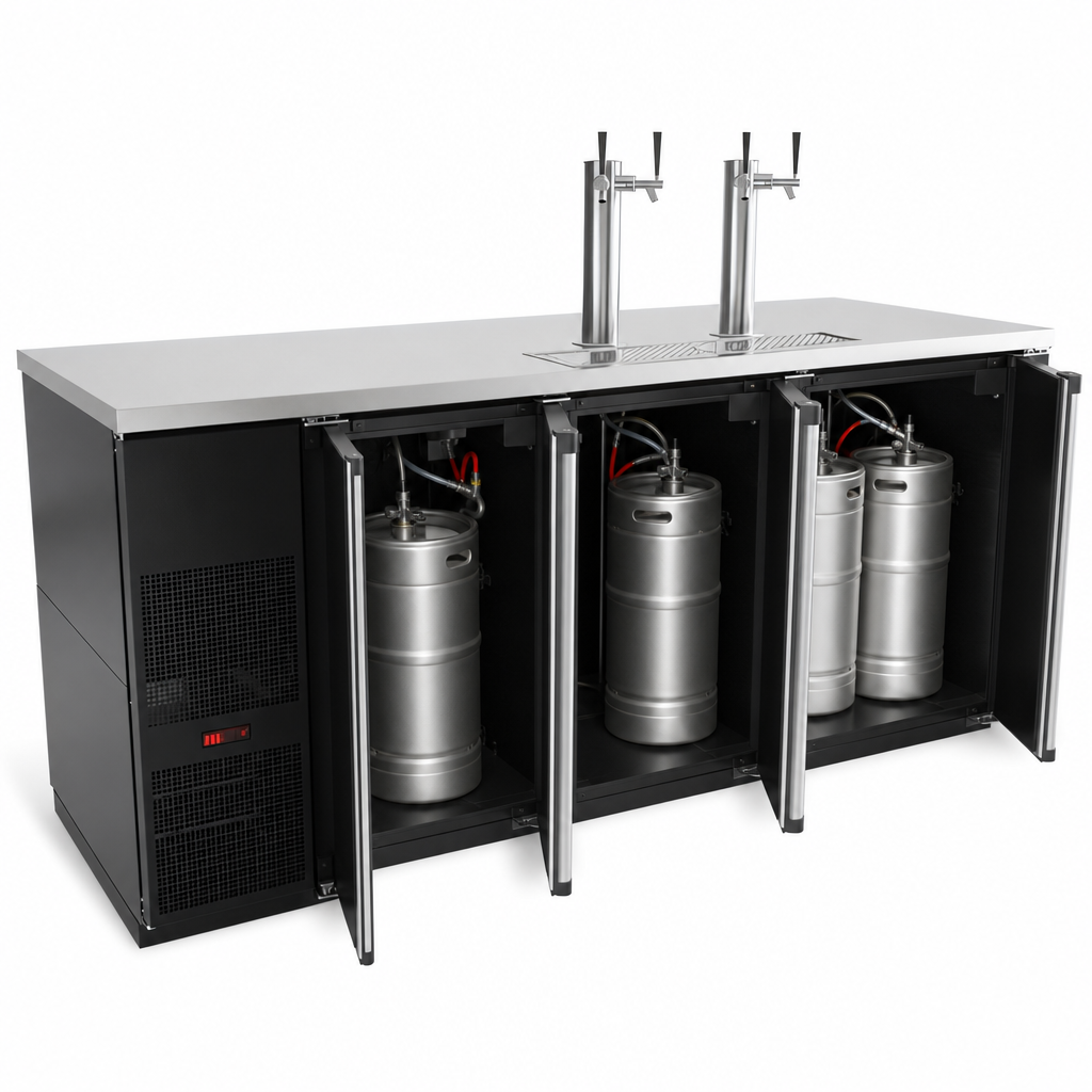 Three-Section Keg Capacity