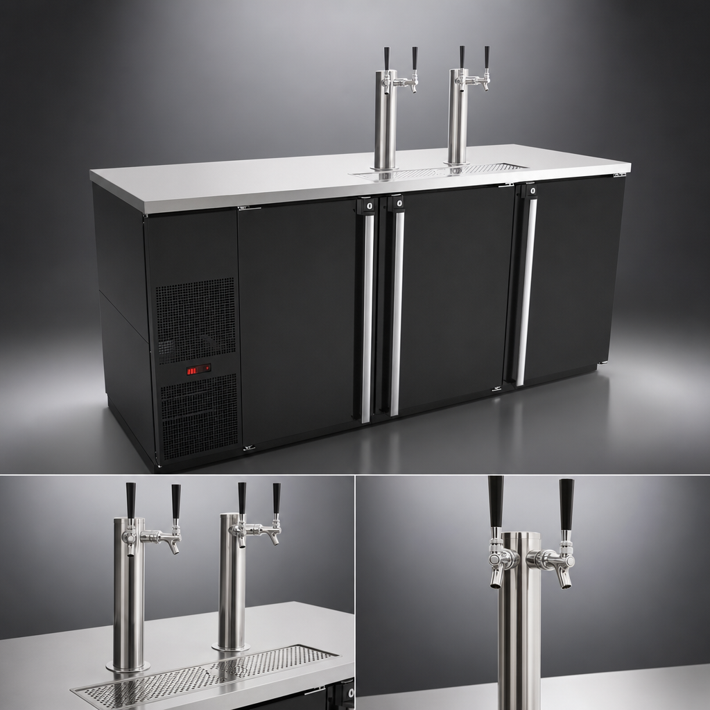 Dual Stainless Draft Towers