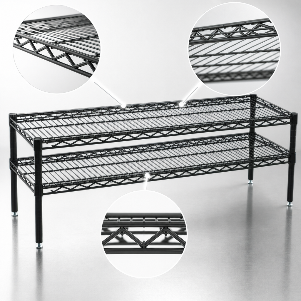 Patented QuadTruss Shelf Design