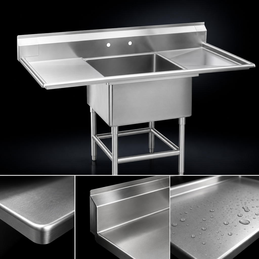Heavy-Duty Stainless Steel Top