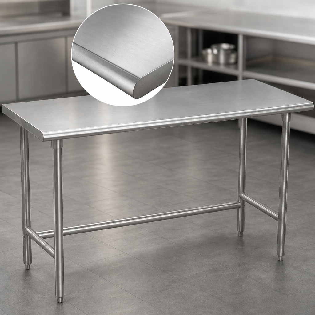 14-Gauge 304 Stainless Steel Top