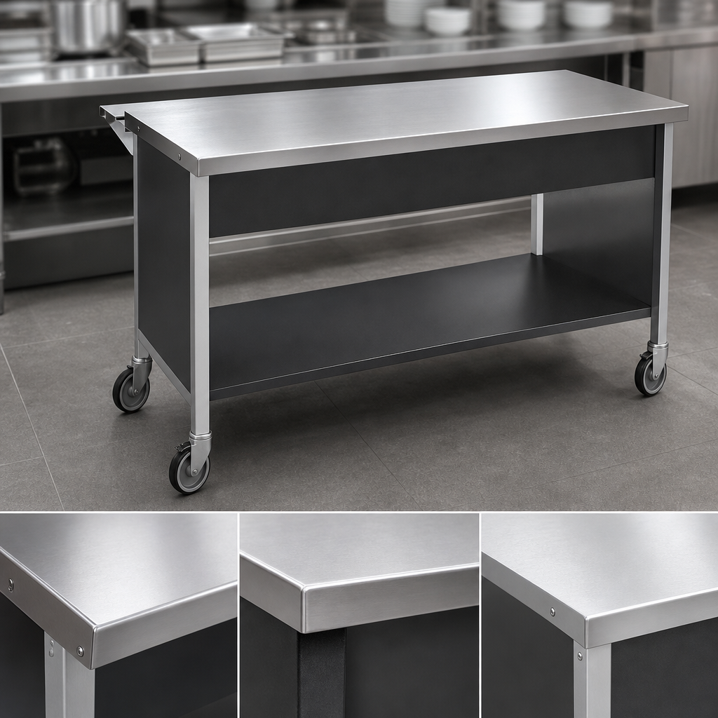 304 Stainless Steel Solid Top
