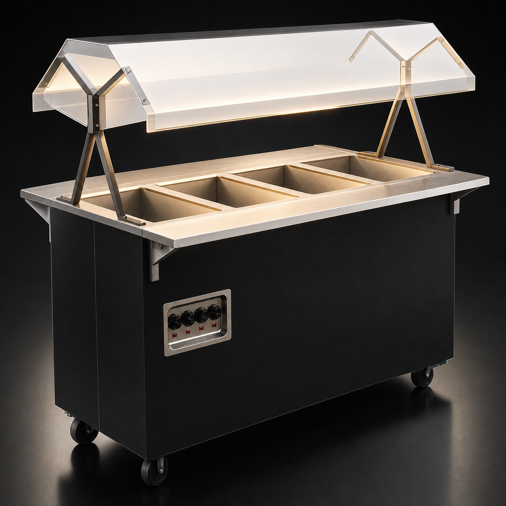 Lighted Buffet Breath Guard