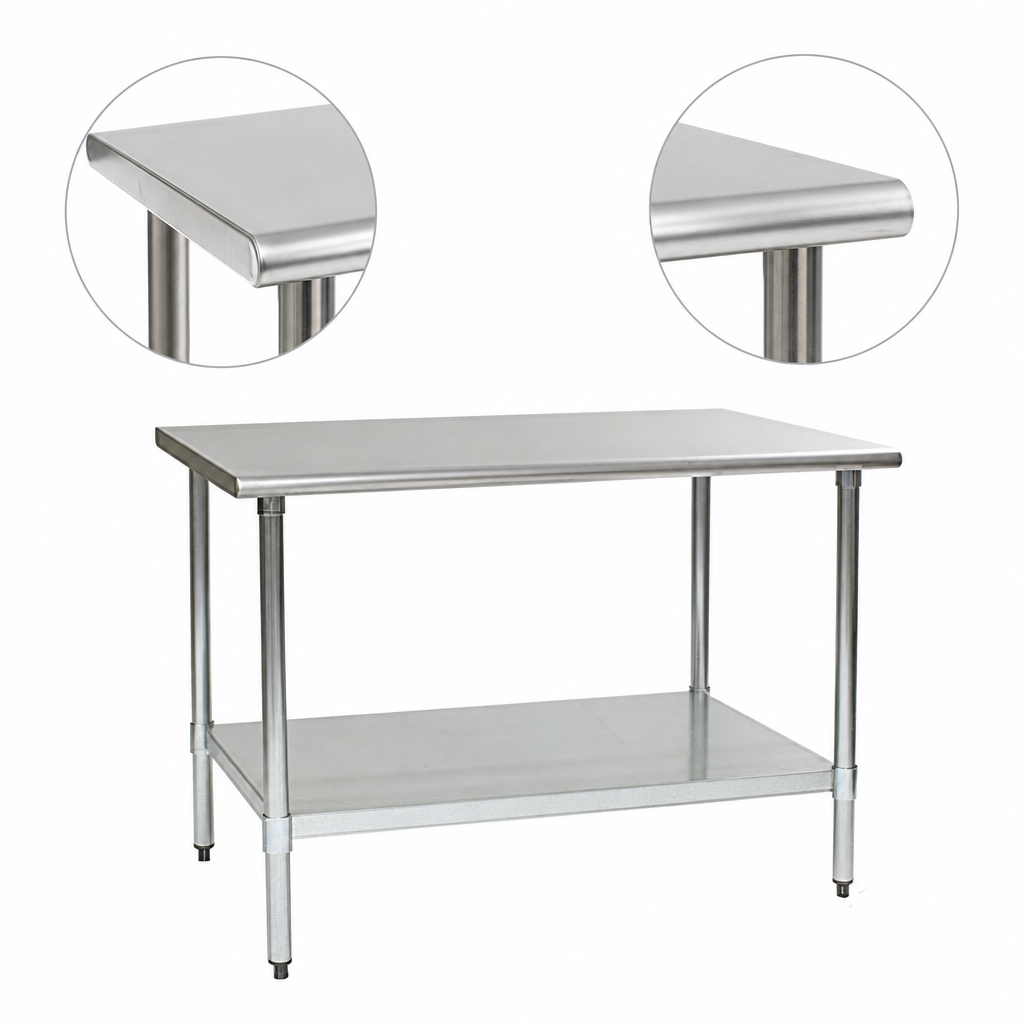 1-1/2-Inch Rolled Front And Rear Edges