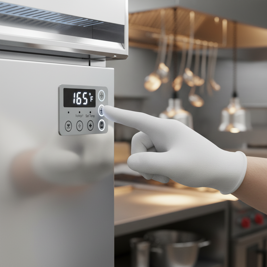 Accurately set and monitor your holding temperatures with the cabinet's precise electronic controls and clear digital display.