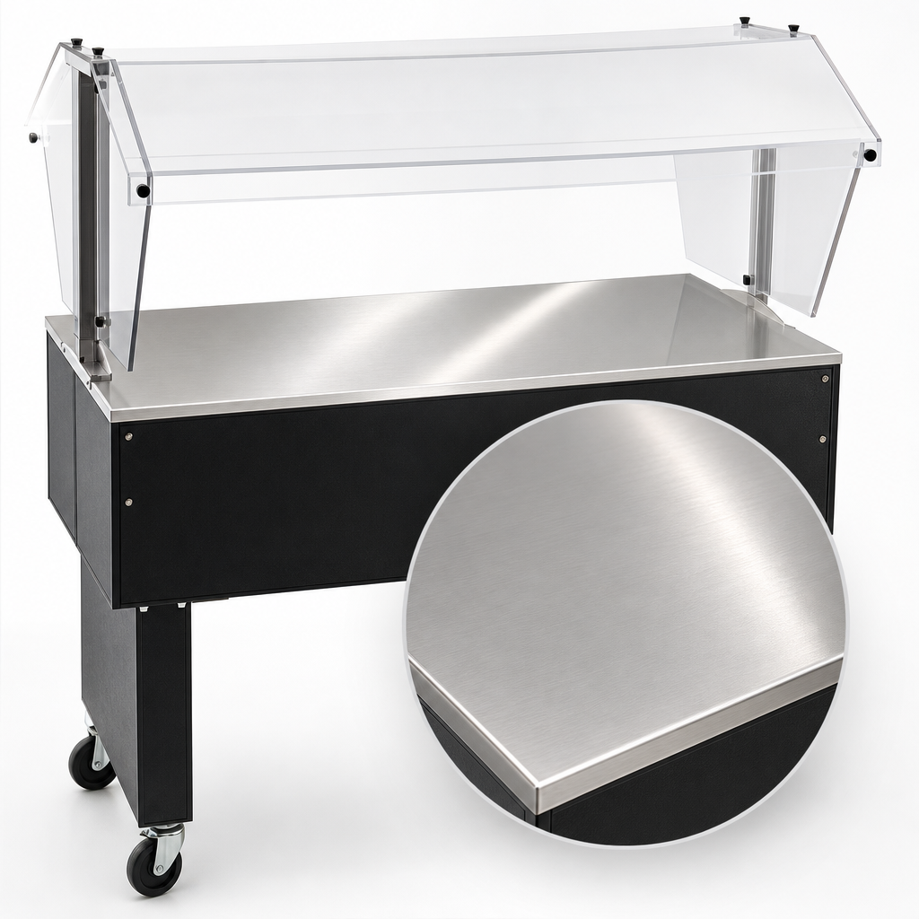 Polished Stainless Steel Top