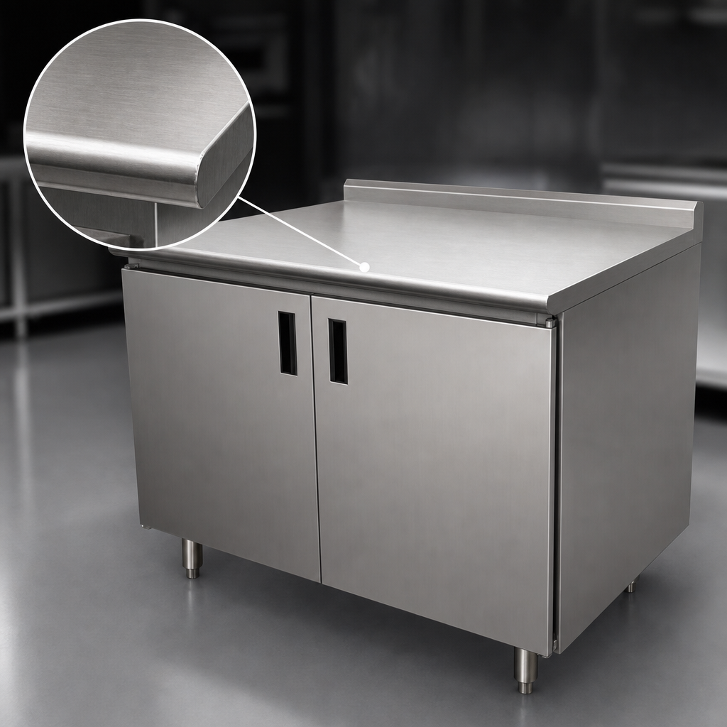14-Gauge 304 Stainless Steel Top