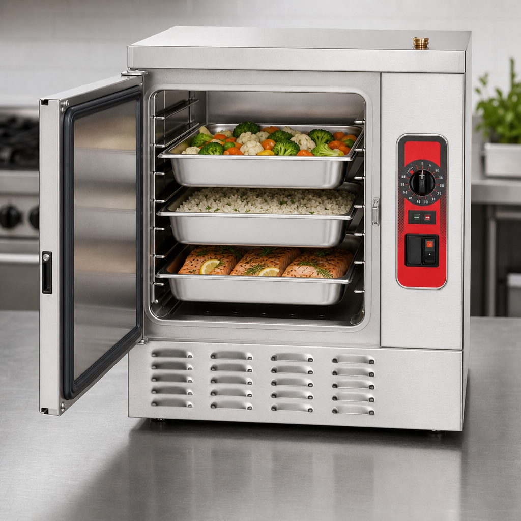 Three-Pan Capacity