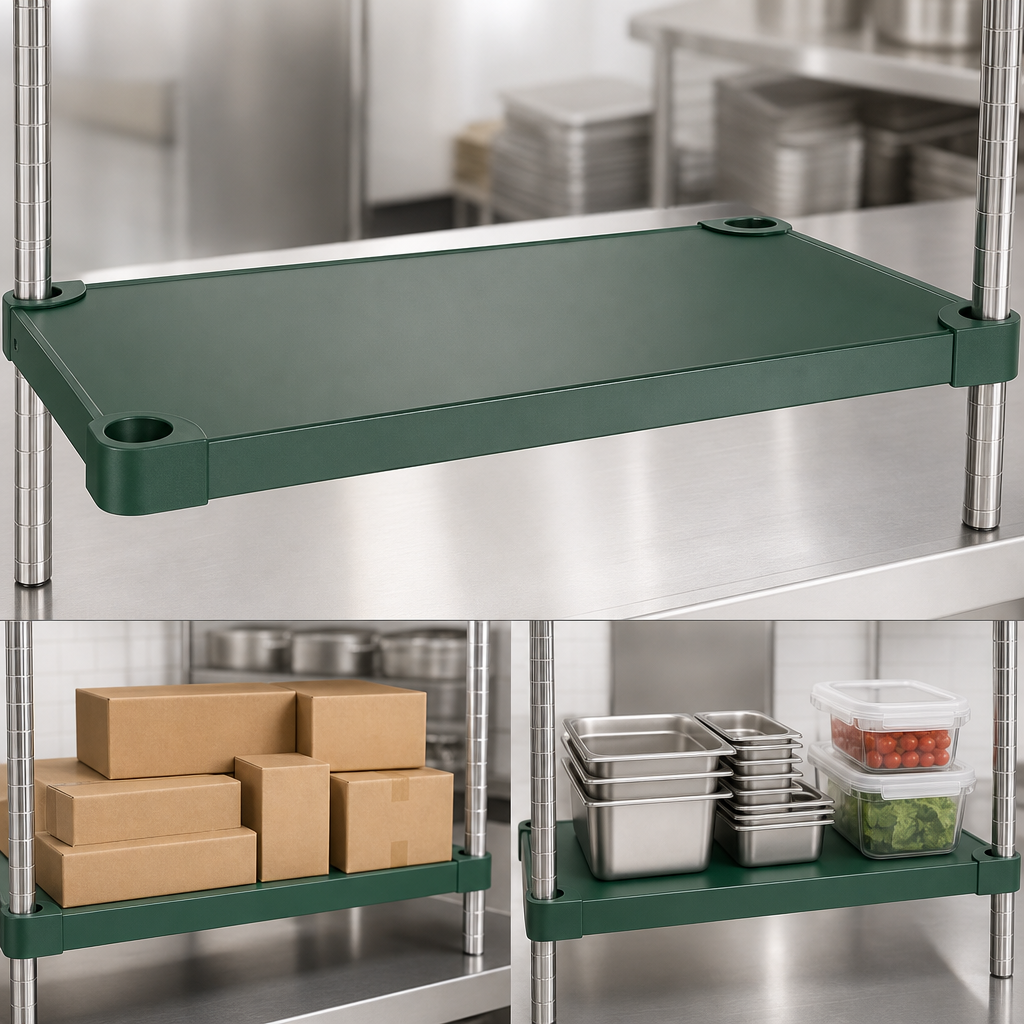 Flat Solid Shelf Surface