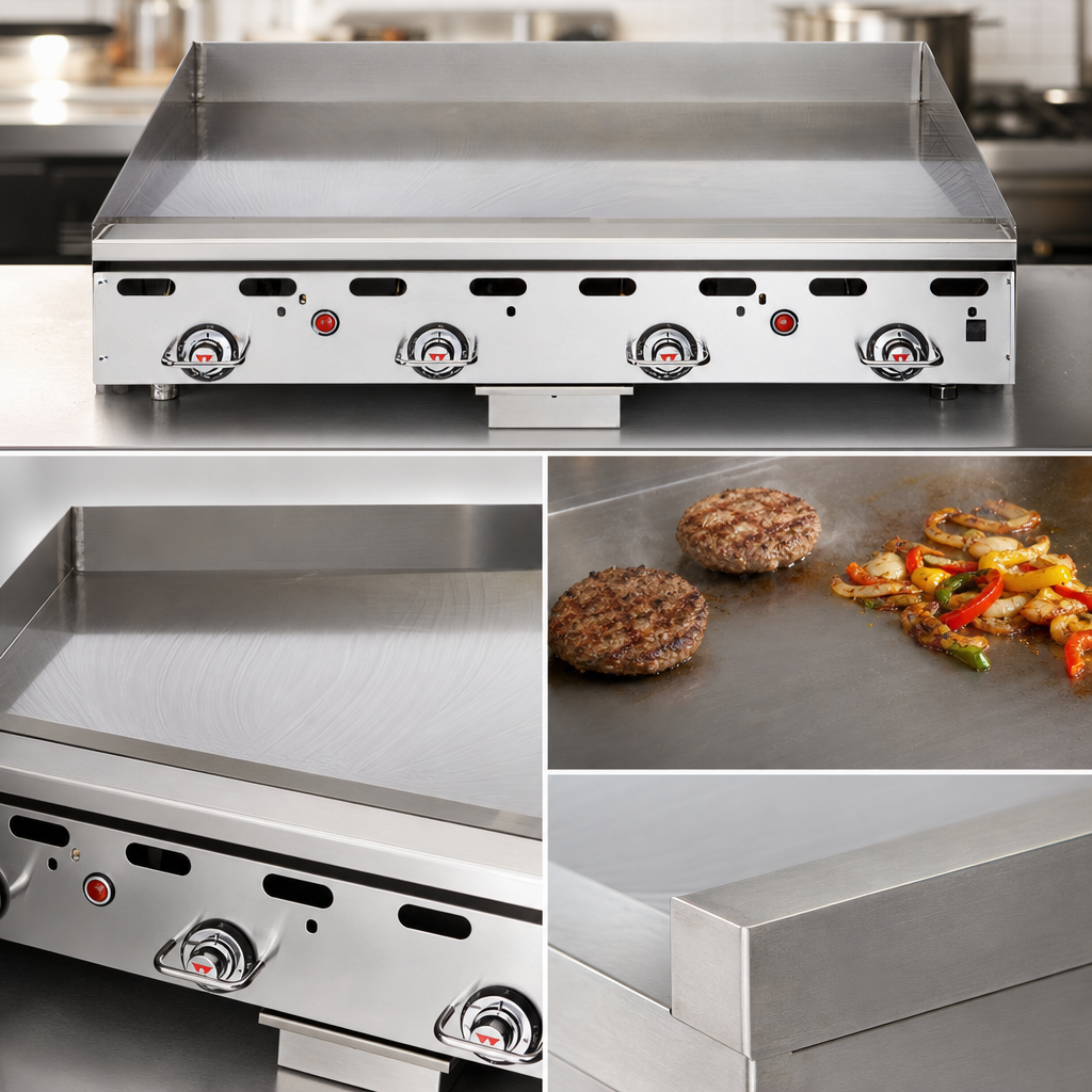 Polished Steel Griddle Plate