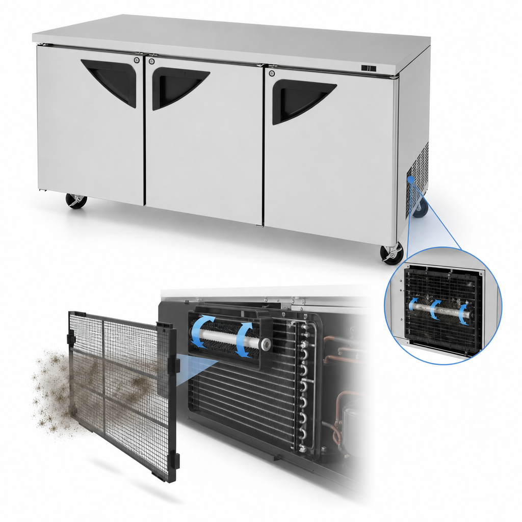 Self-Cleaning Condenser