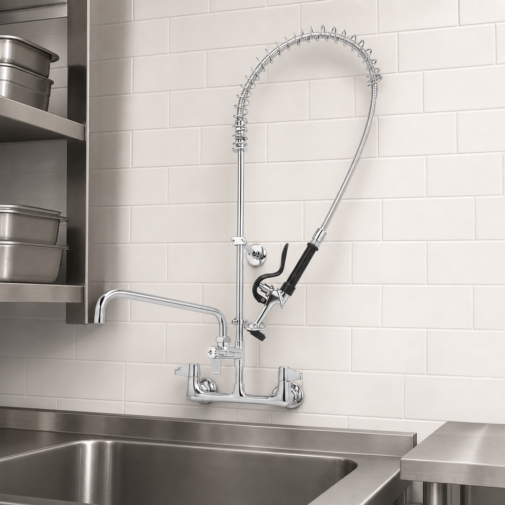 Wall-Mount Mixing Faucet