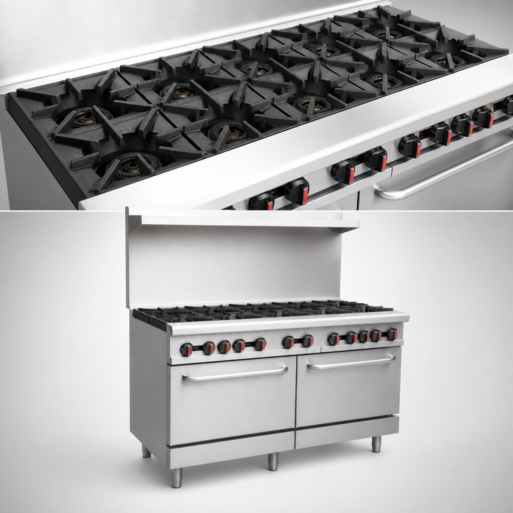 Ten Open Burners