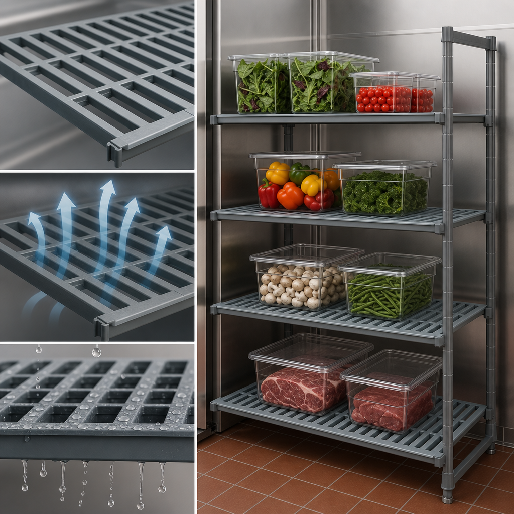 Vented Polypropylene Shelf Plates