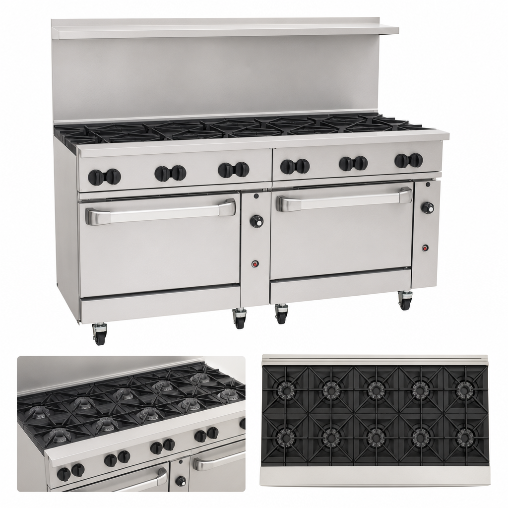 12 Open Burners