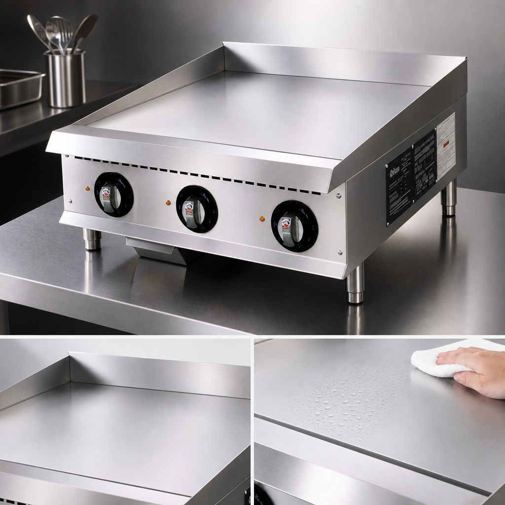 Smooth Steel Griddle Plate