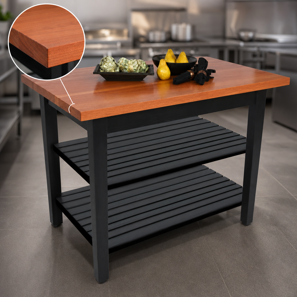 Edge Grain Wood Top