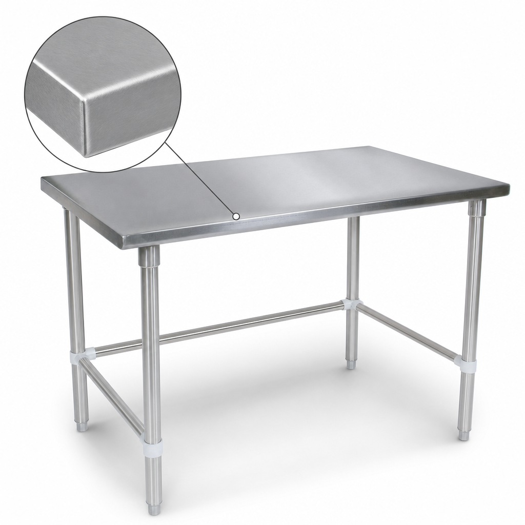 14-Gauge Stainless Steel Top