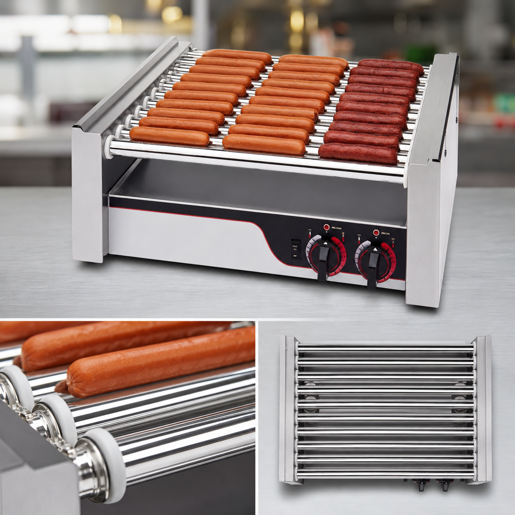 11 Chrome Surface Rollers