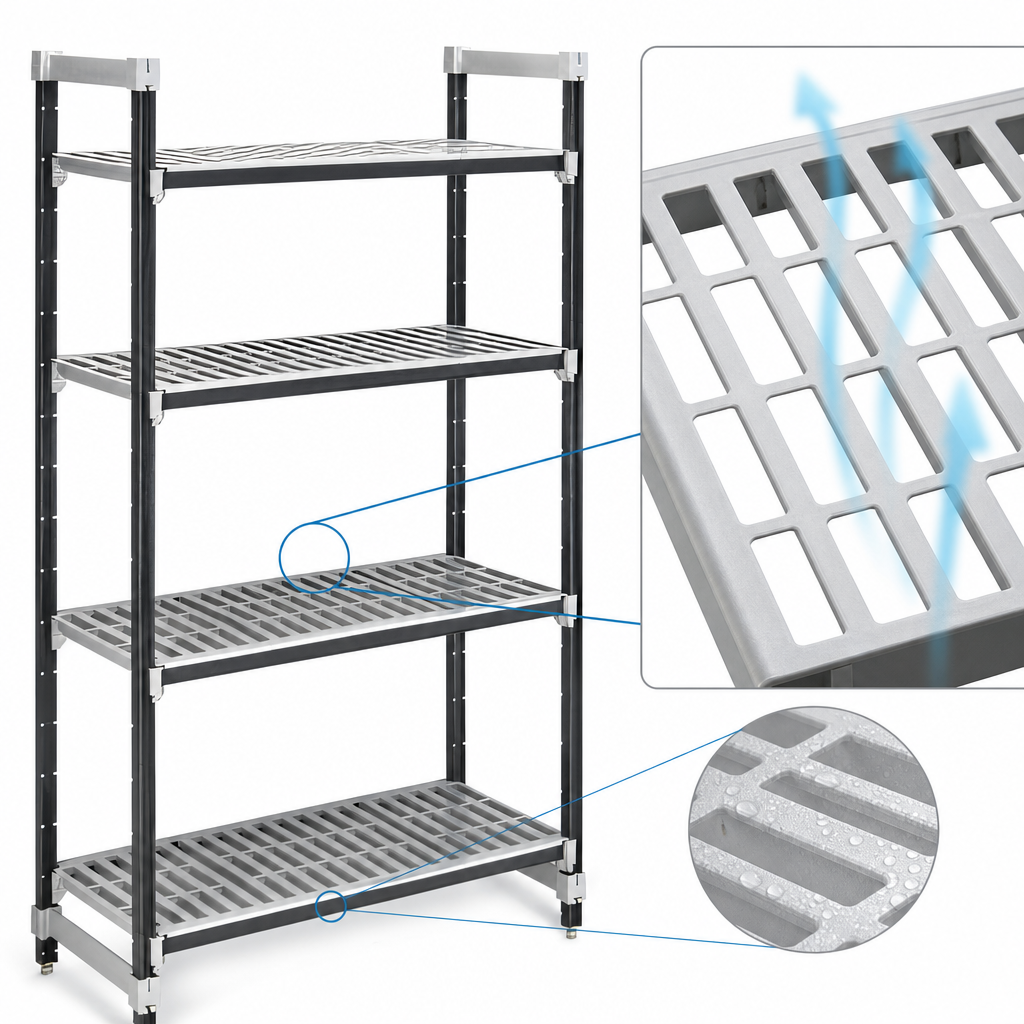 Vented Reinforced Shelf Plates