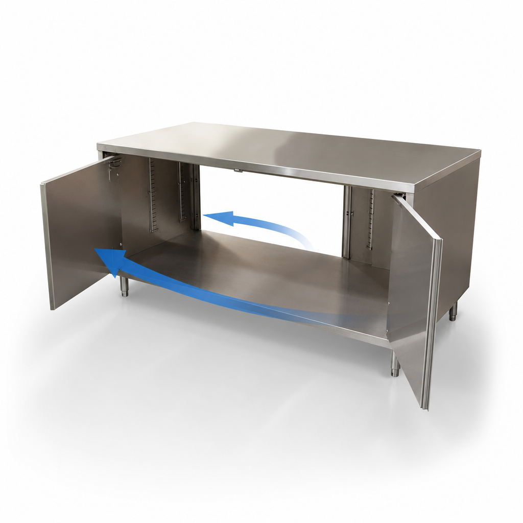 Dual-Access Cabinet Base