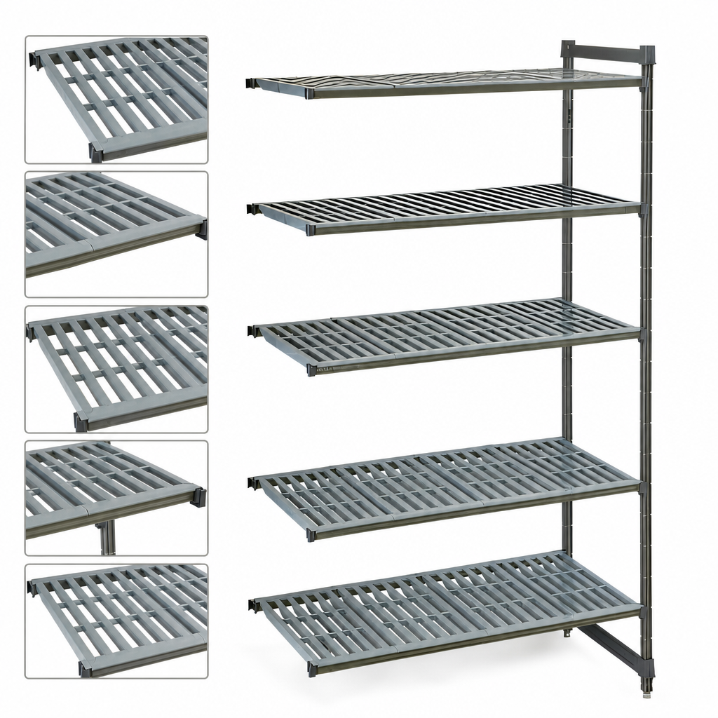 Five Vented Shelf Plates