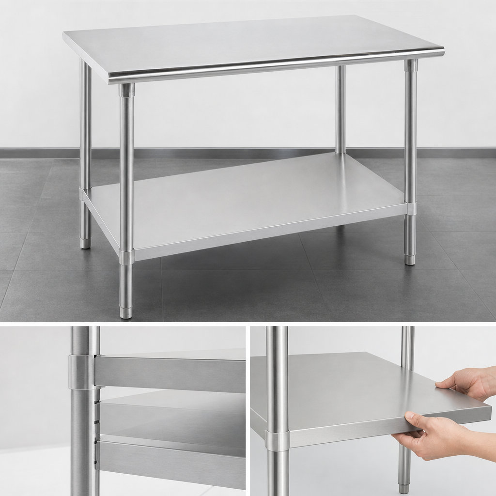 Adjustable Stainless Steel Undershelf