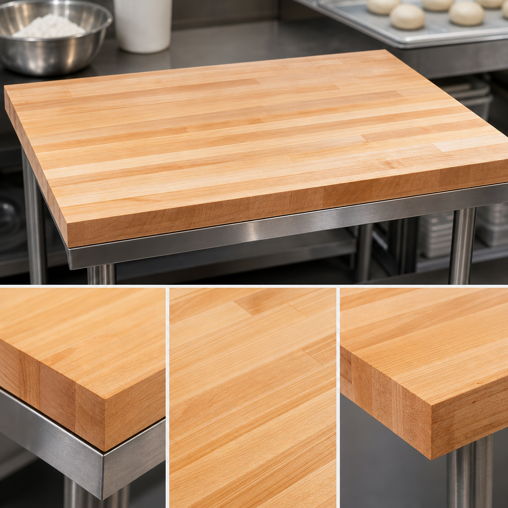 Edge Grain Flat Top