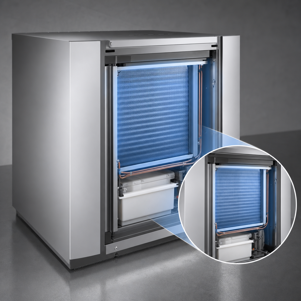 Front-Facing Evaporator