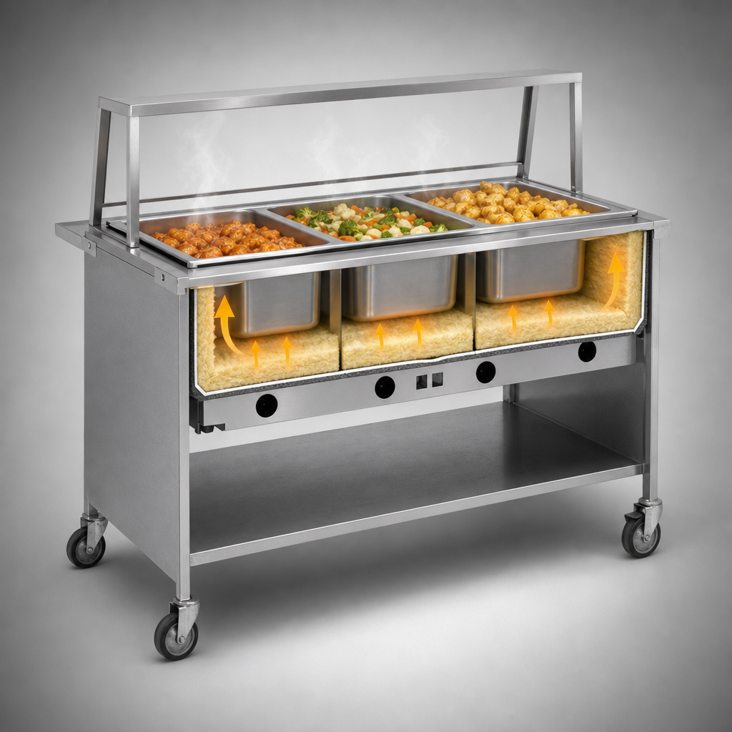 Fully Insulated Hot Food Wells