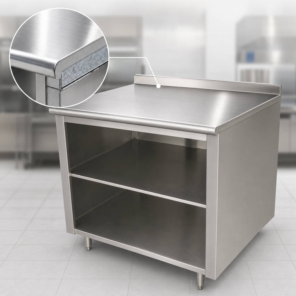 14-Gauge 304 Stainless Steel Top
