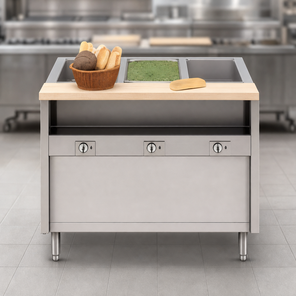 Semi-Enclosed Cabinet Base