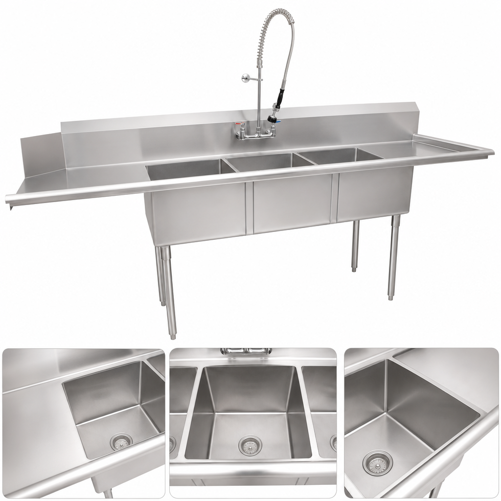Three 20-Inch Compartments