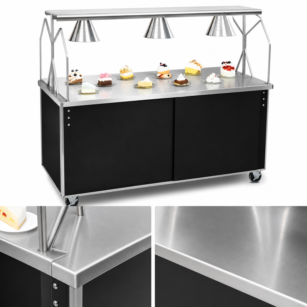 Seamless Stainless Steel Work Surface