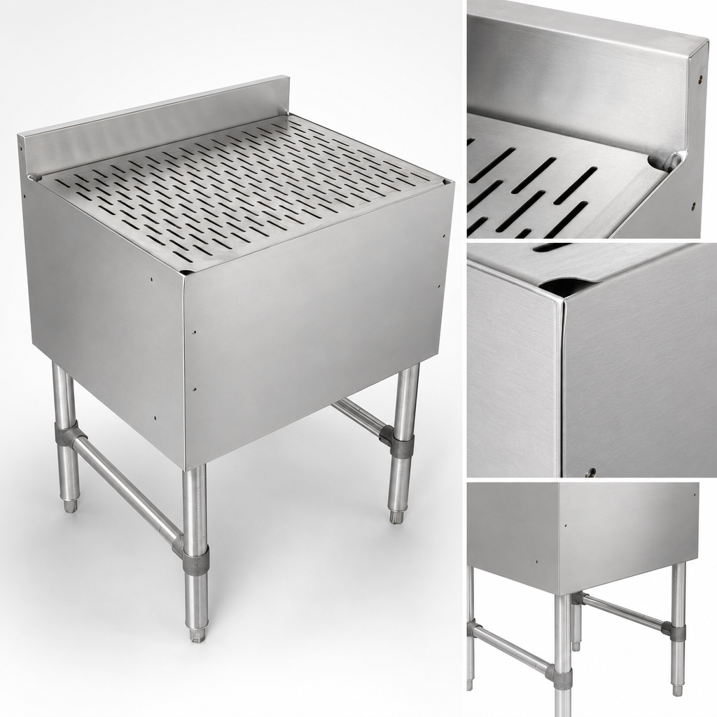 18-Gauge Type 300 Stainless Steel Construction