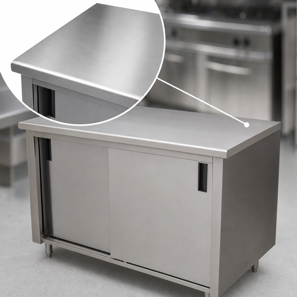 16 Gauge 304 Stainless Steel Top