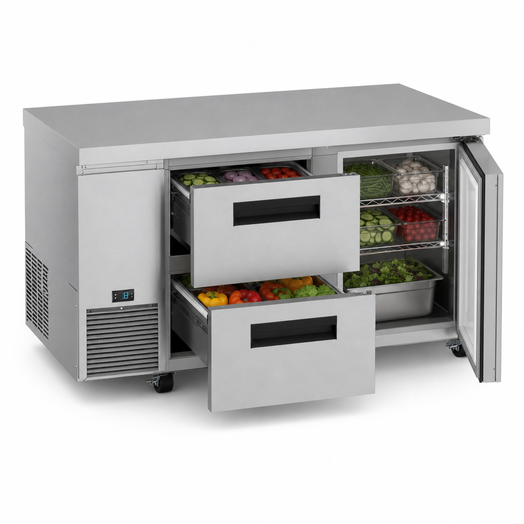 Mixed Door And Drawer Storage